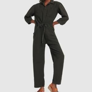 Citizens of Humanity Frida Jumpsuit in Dark Olive Size S